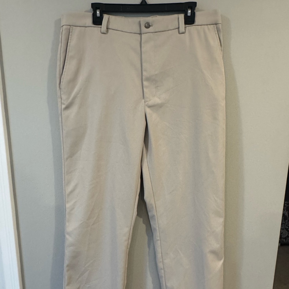 Callaway Golf Pants Mens 36x30 Beige Lightweight Stretch Performance